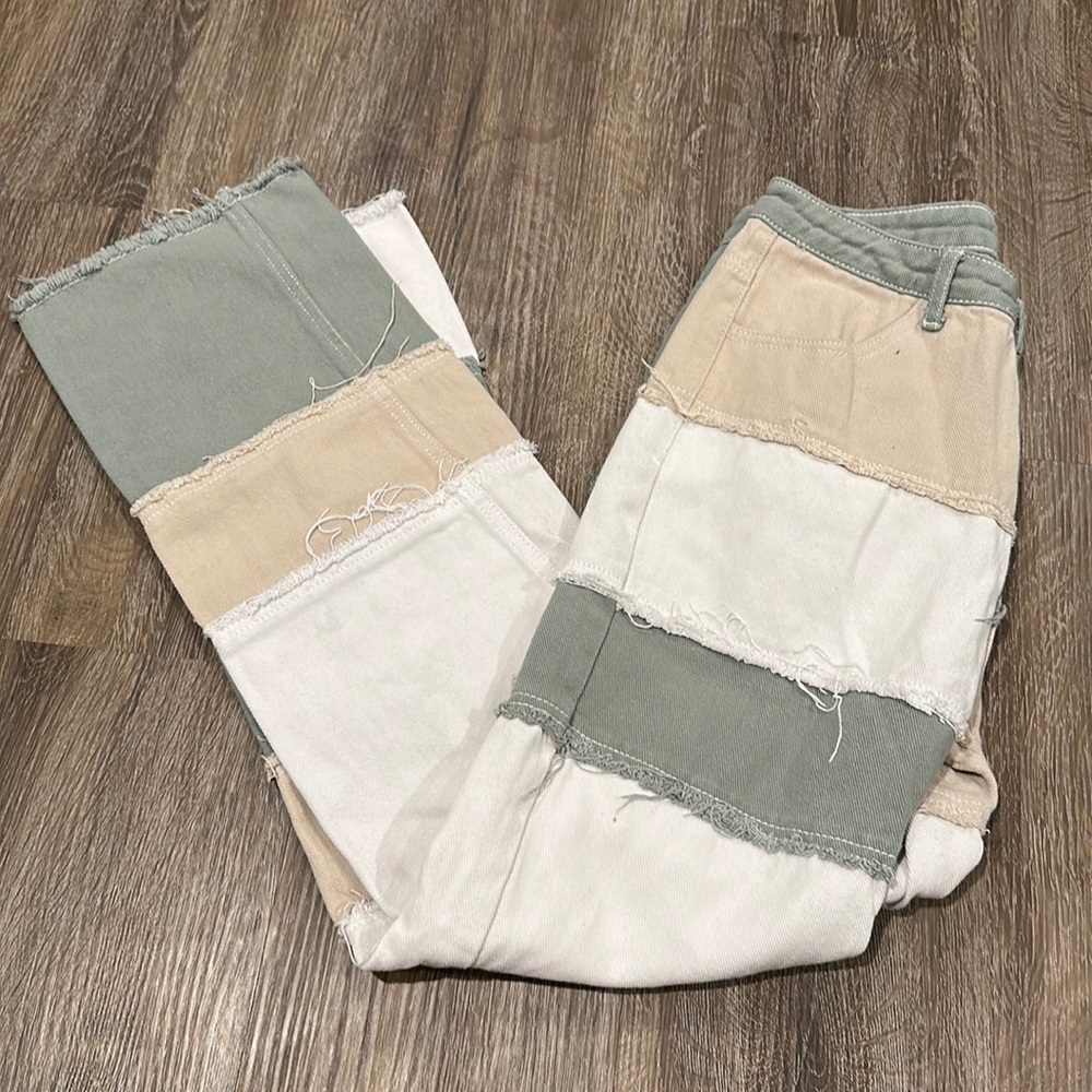 Shein Women’s Patchwork Jeans - Size Small
